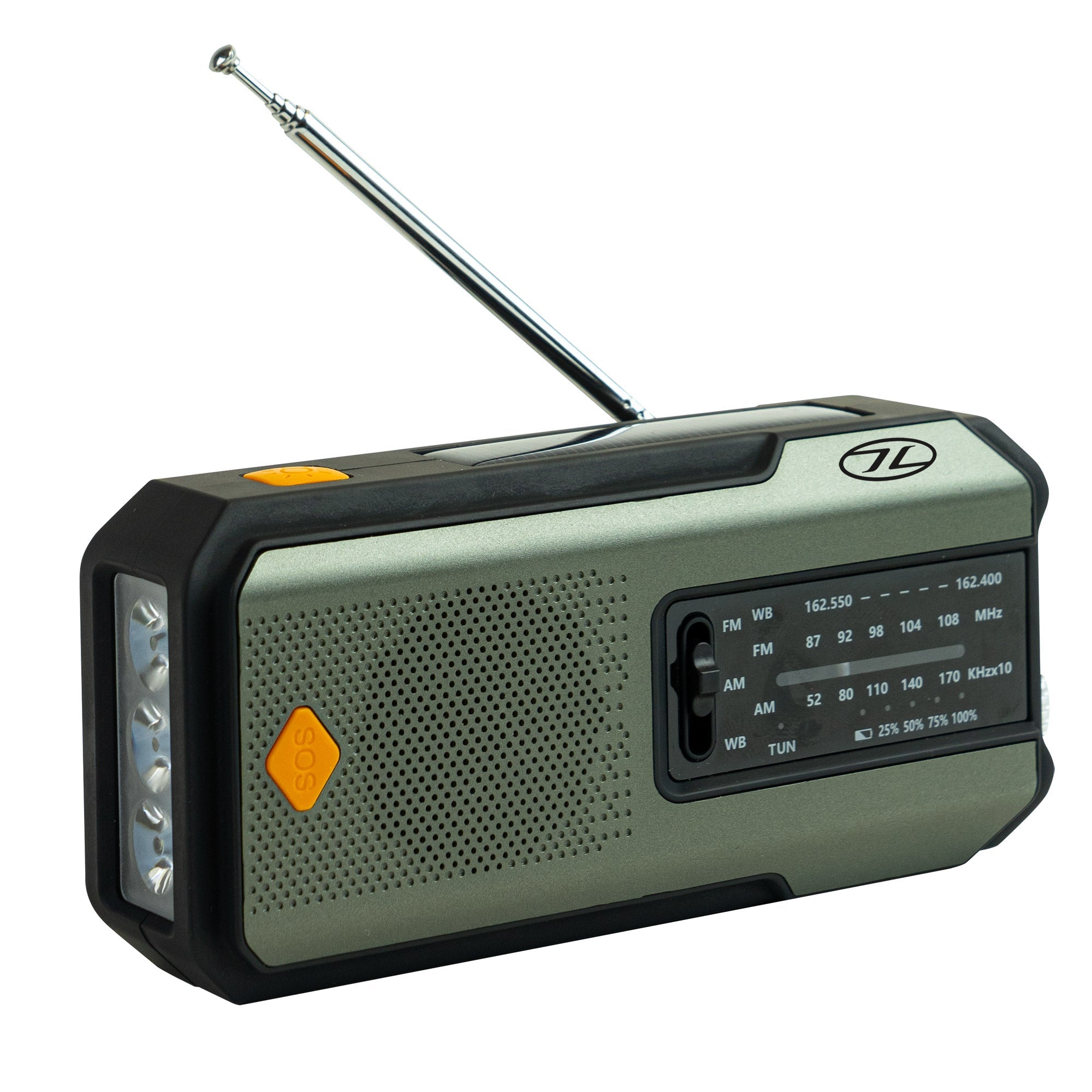 Highlander Survival Hub kit survie radio lampe powerbank olive