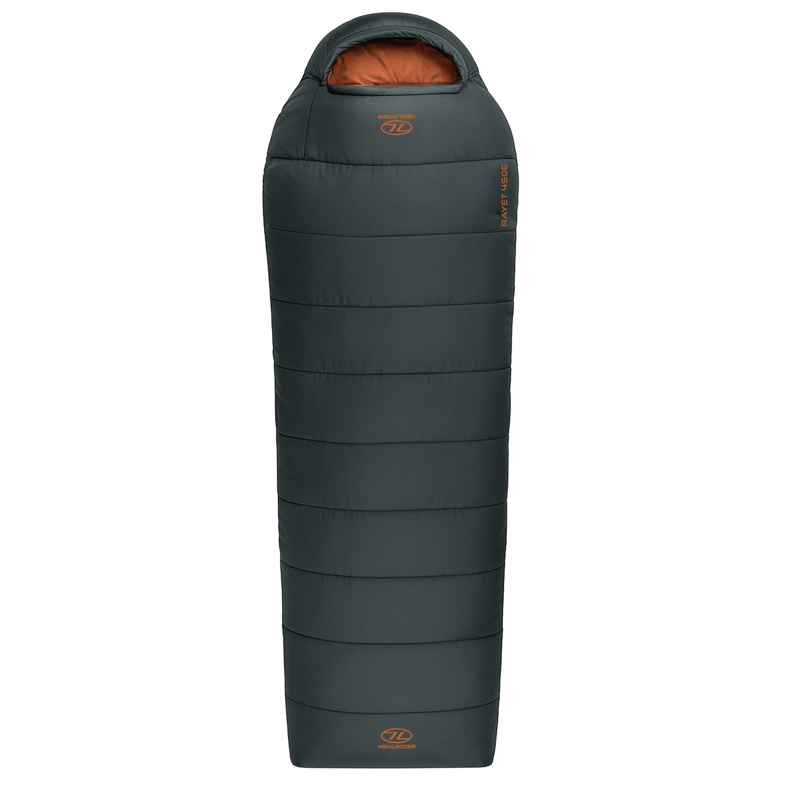 Highlander Rayet 450 sac de couchage 4 saisons gris foncé