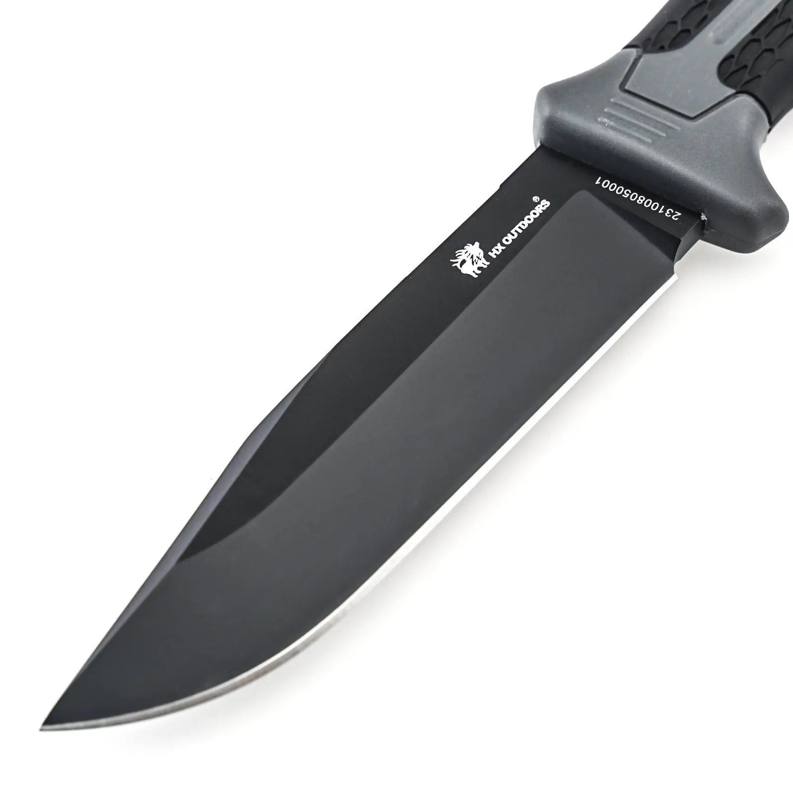 HX Hound couteau fixe D2 11 cm gris