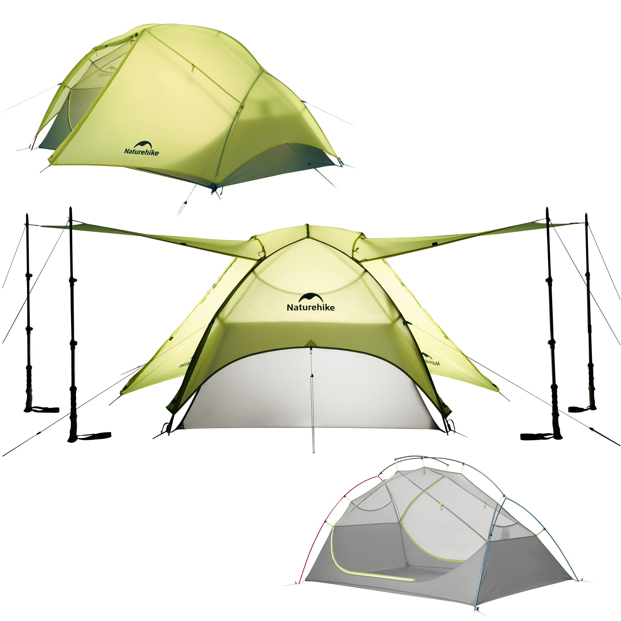 Naturehike Star River EXT tente 2 personnes 1,35 kg 3 saisons