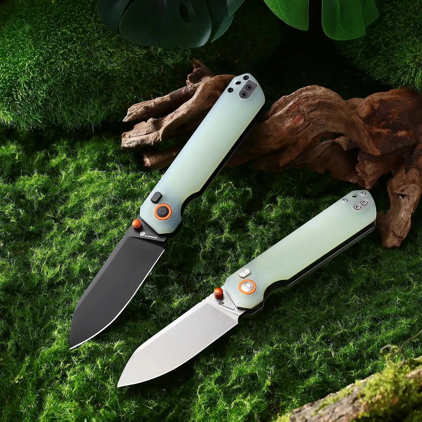 HX Hyla ZD-120S-B couteau pliant lame noire manche vert