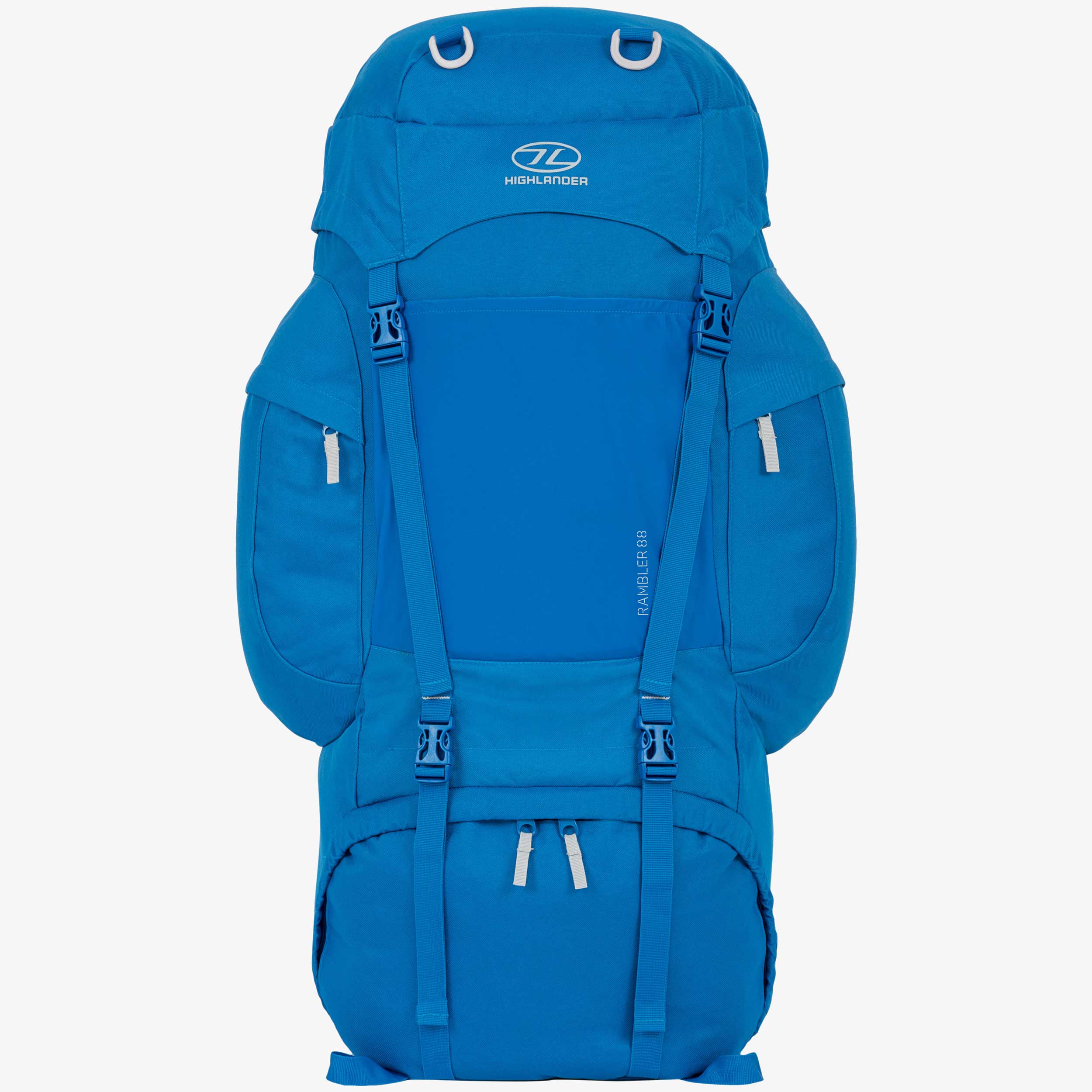 Highlander Rambler 88L sac à dos randonnée bleu trek