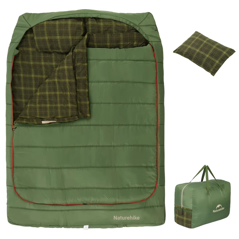 Naturehike AutumnField sac couchage double synthétique 6°C 2 pers