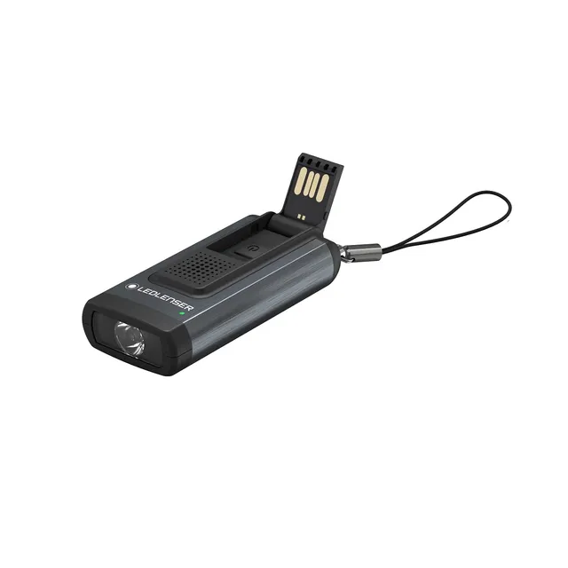 Ledlenser K6R Safety mini lampe poche grise rechargeable