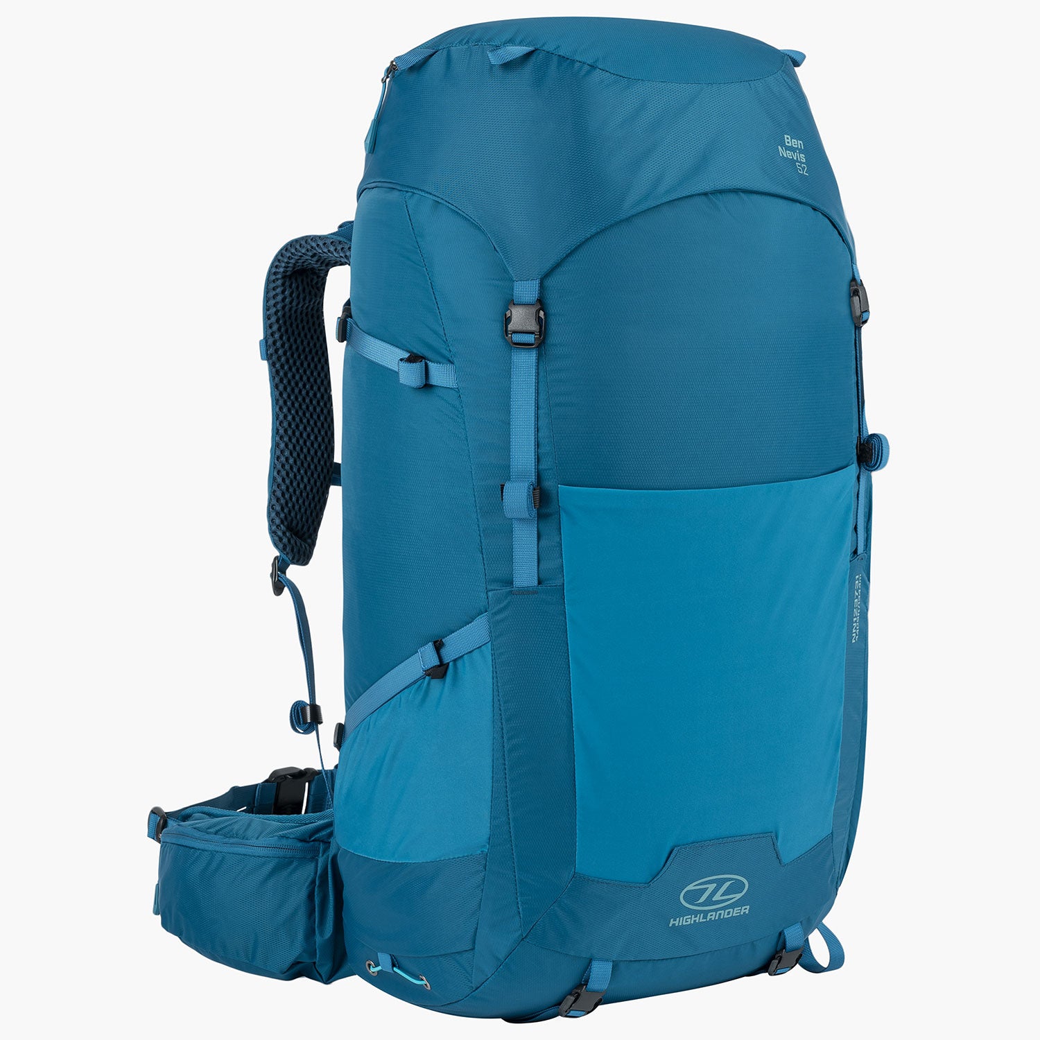 Highlander Ben Nevis 52L sac à dos randonnée gris ventilé