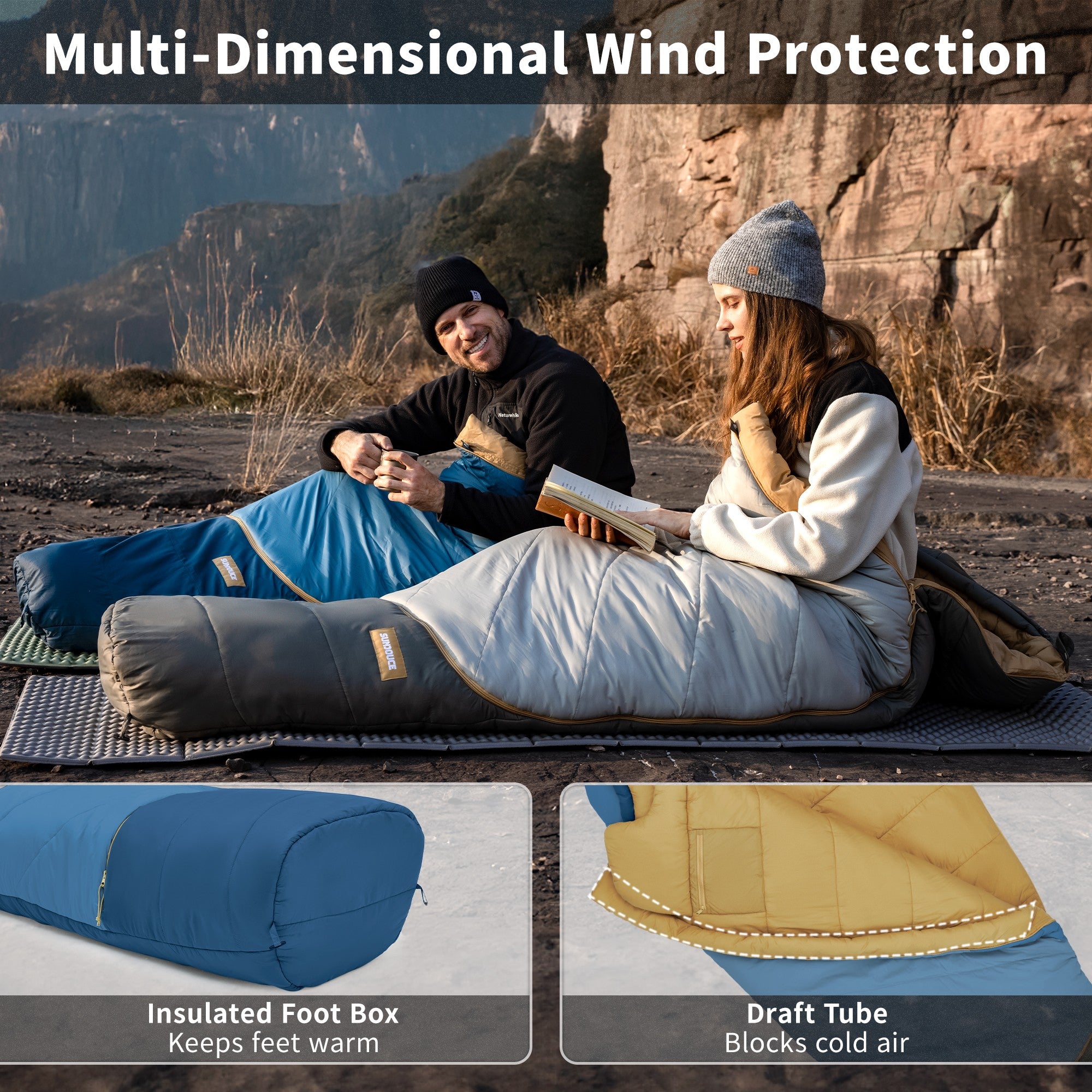Naturehike Mujin Pro -2°C sac de couchage momie M