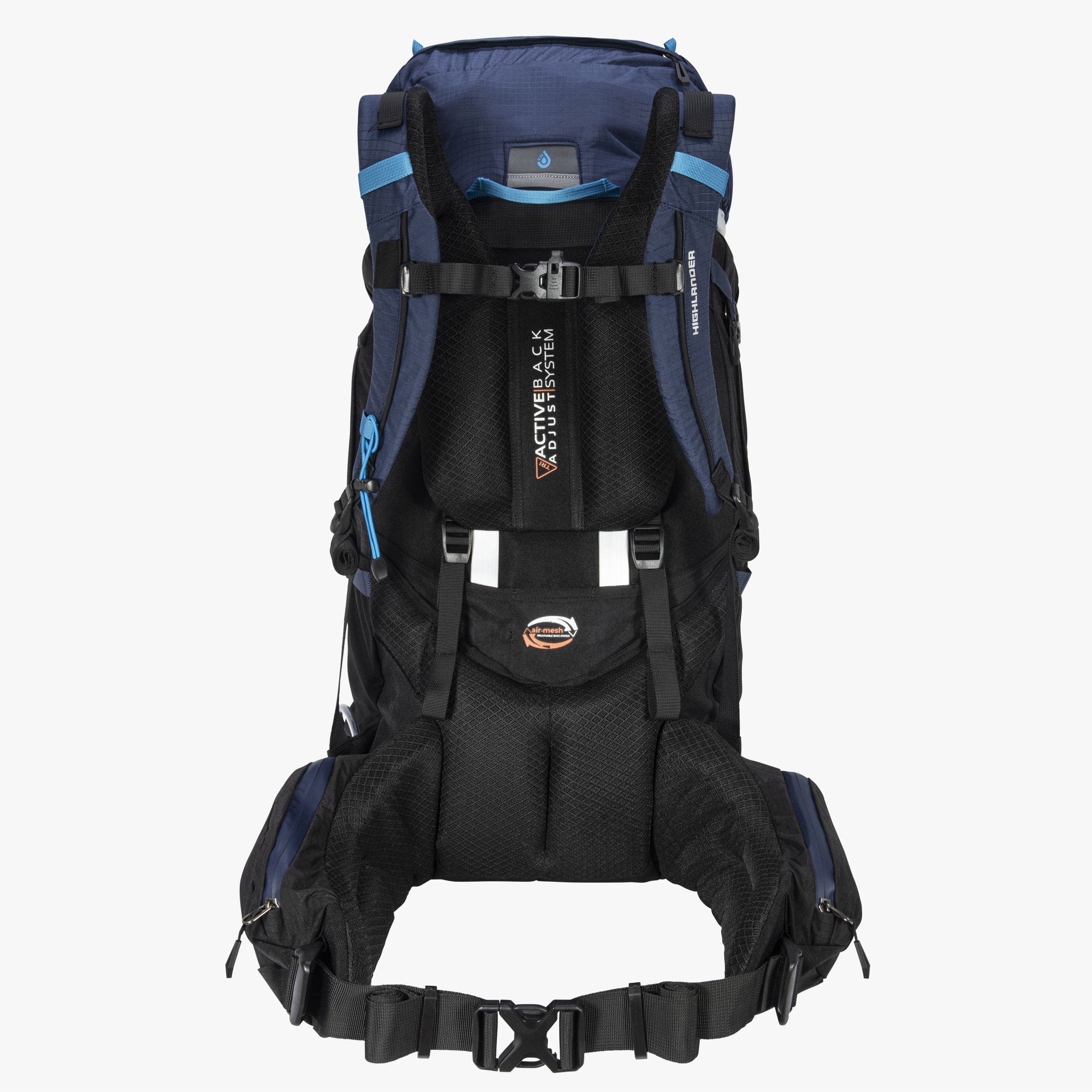 Highlander Novar Sac à dos trek 60+5 L bleu marine