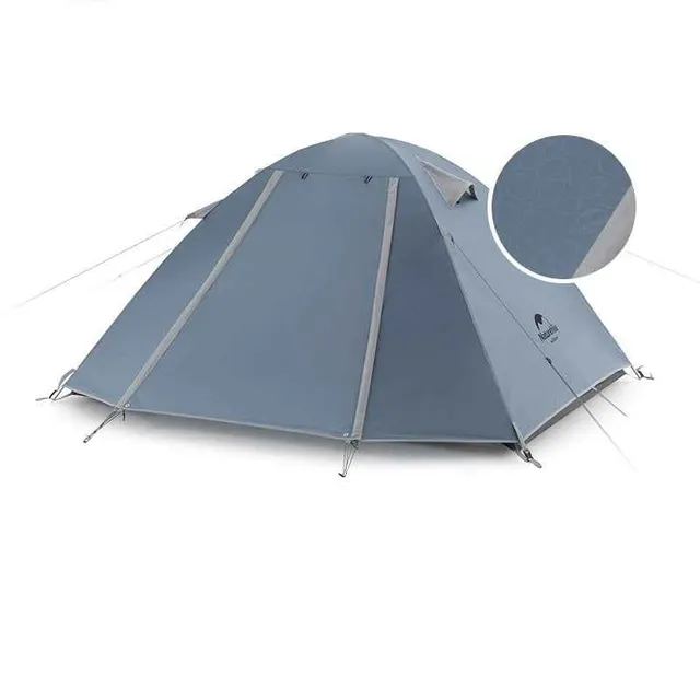Naturehike P tente camping 2 personnes Bleu PU 2000 mm