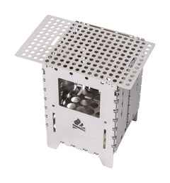 Bushcraft Essentials Bushbox XL plaque grill inox