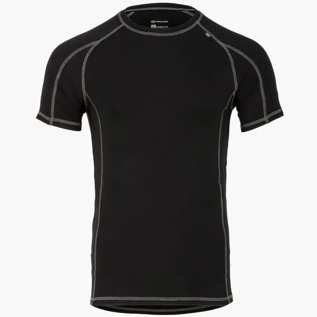 Highlander Bamboo t-shirt homme noir base layer taille L