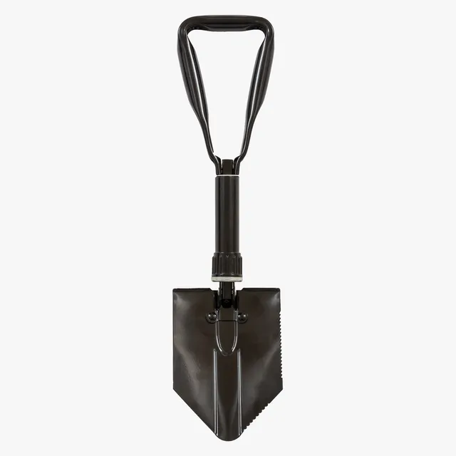Highlander Survival pelle pliante double noire