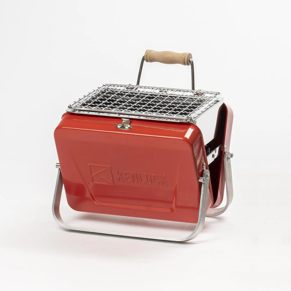 Highlander Kenluck Mini Grill barbecue charbon 750 g rouge