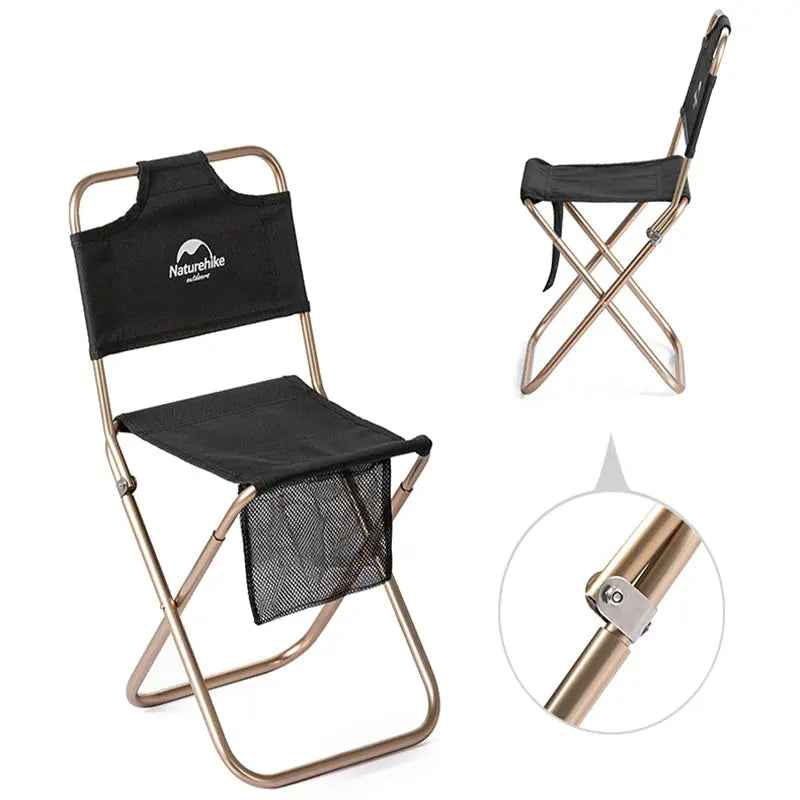 Naturehike NH18M001-Z chaise camping ultralégère kaki 422 g