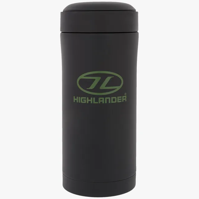 Highlander Mug Isotherme 330ml noir double paroi
