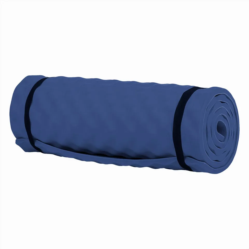 Highlander Comfort Tapis de Camping 185 cm Bleu Foncé