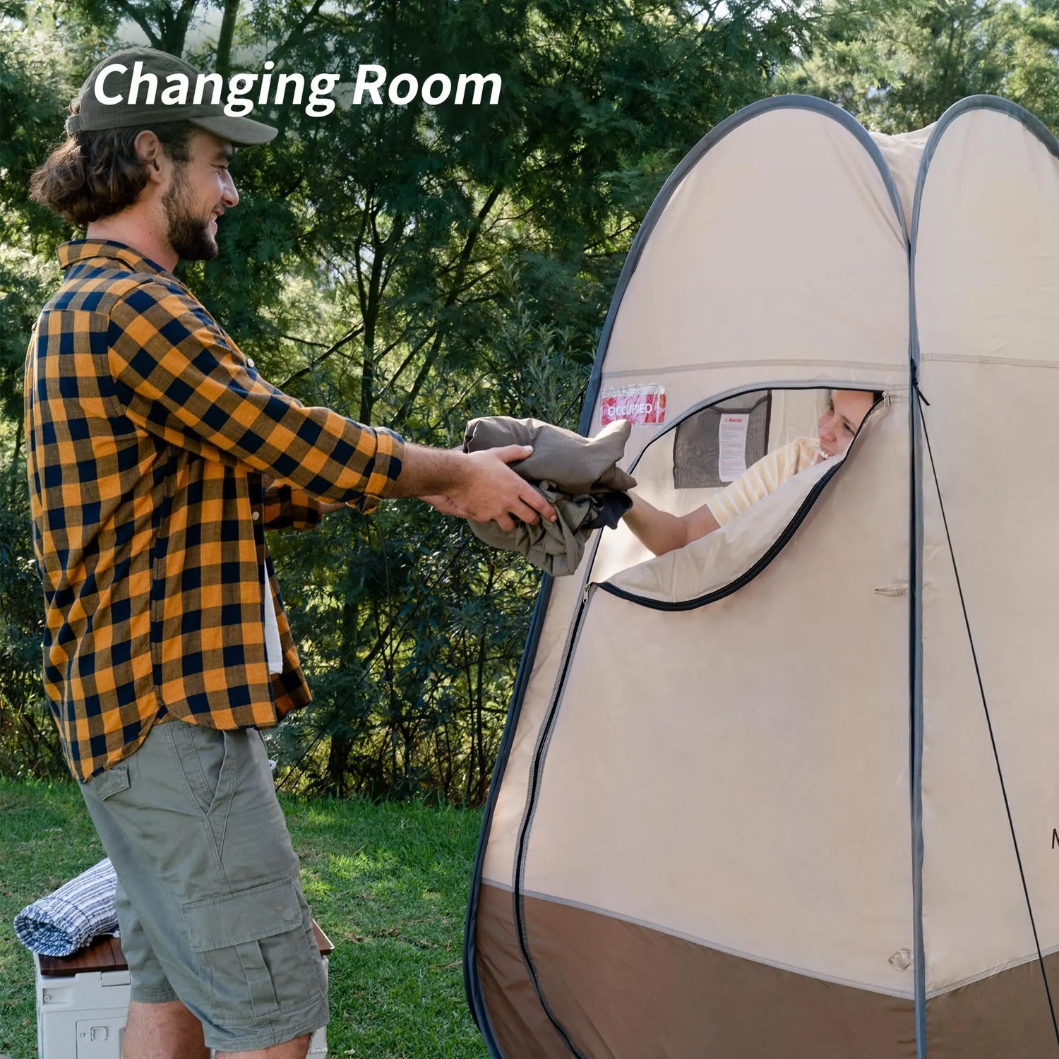 Naturehike Tente Douche Camping Pliante Oxford 210D 1 Personne