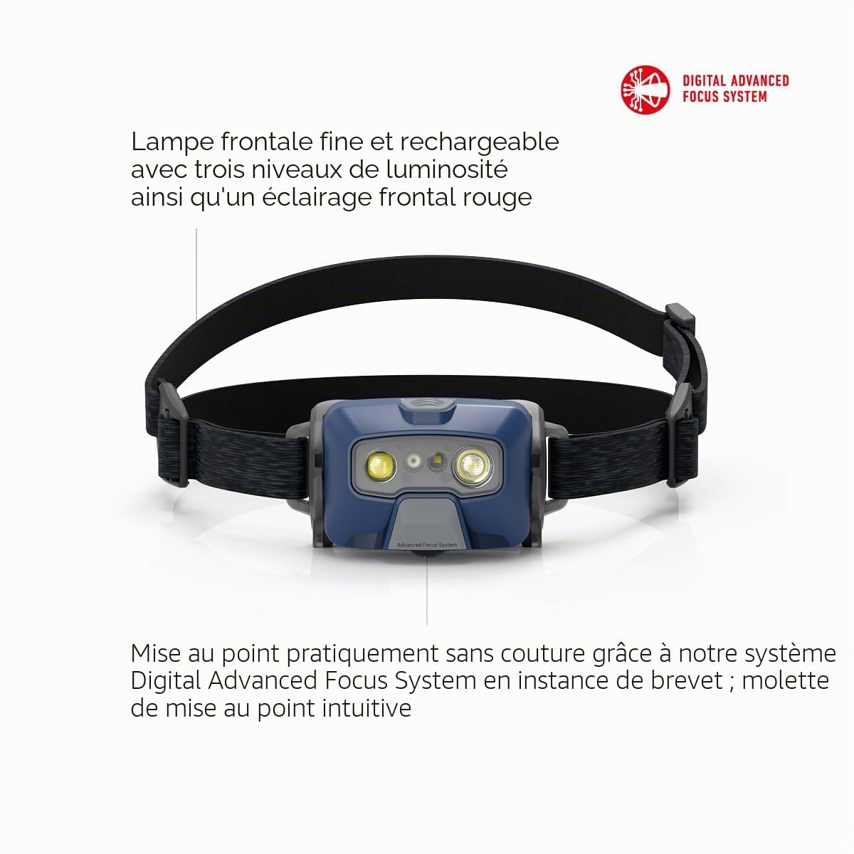 Ledlenser HF6R Core lampe frontale rechargeable 800 lm