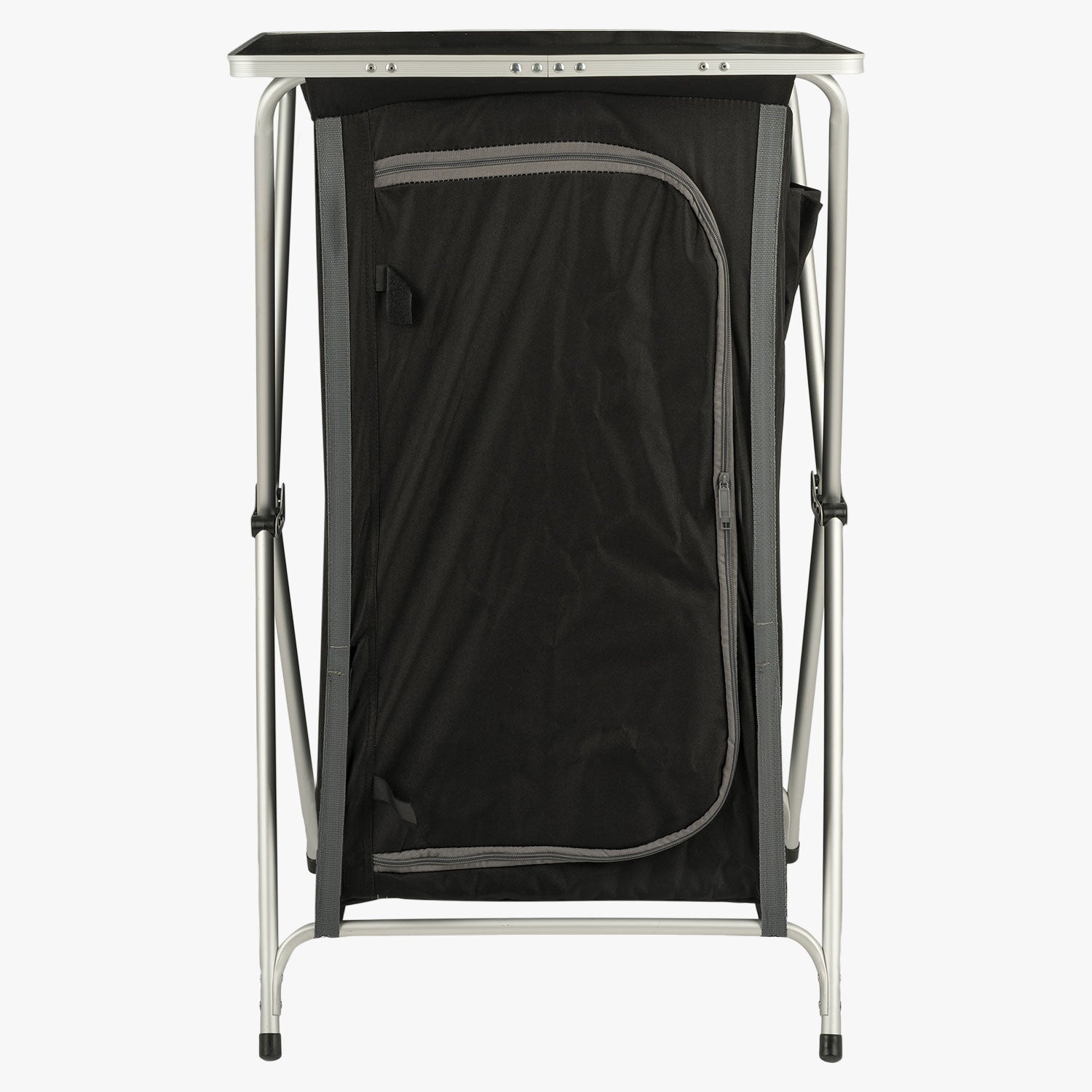 Highlander armoire camping pliable 3 étagères grise