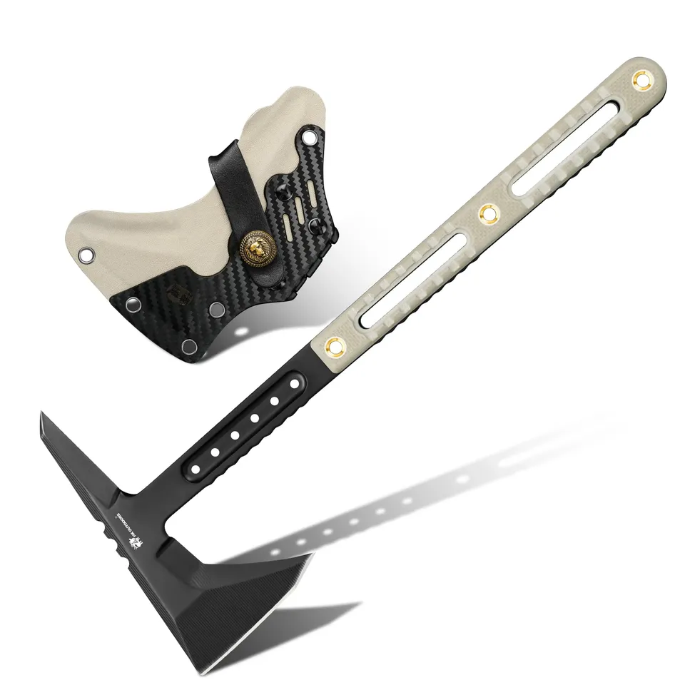 HX Camping Hatchet FT-12 hachette DC53 manche G10 tan