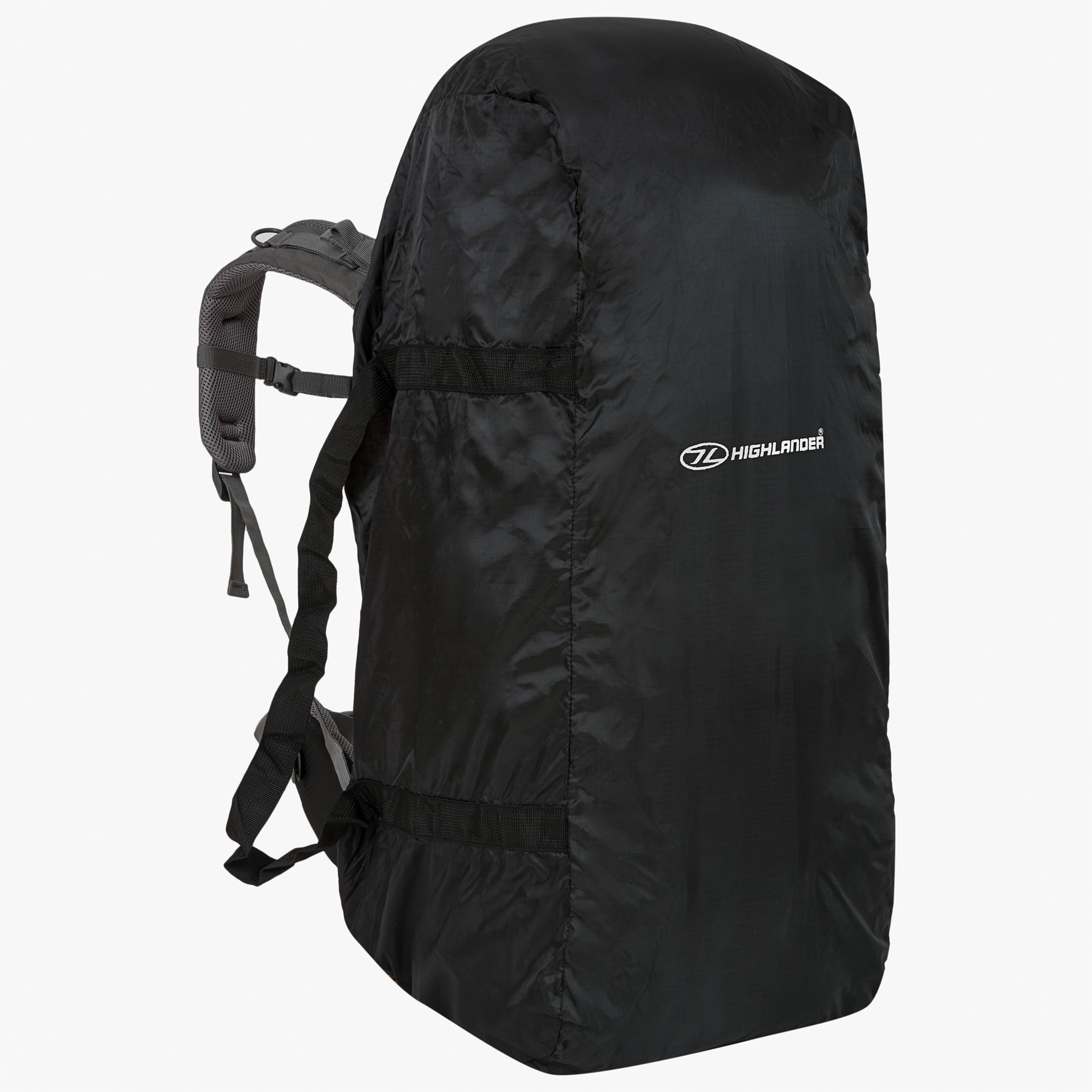 Highlander Combo housse pluie sac à dos 80-100L noire