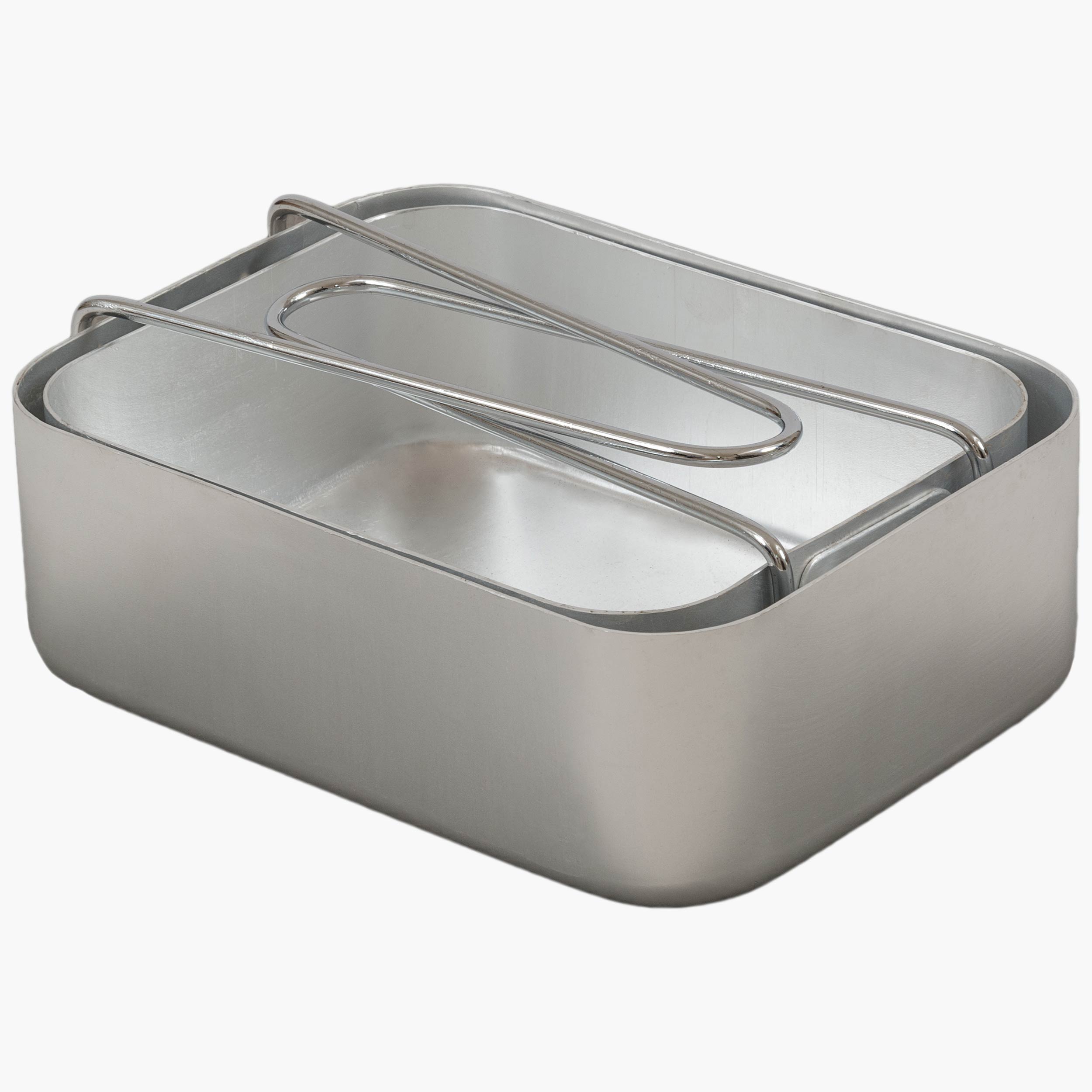 Highlander gamelle camping aluminium 400 g lot de 2