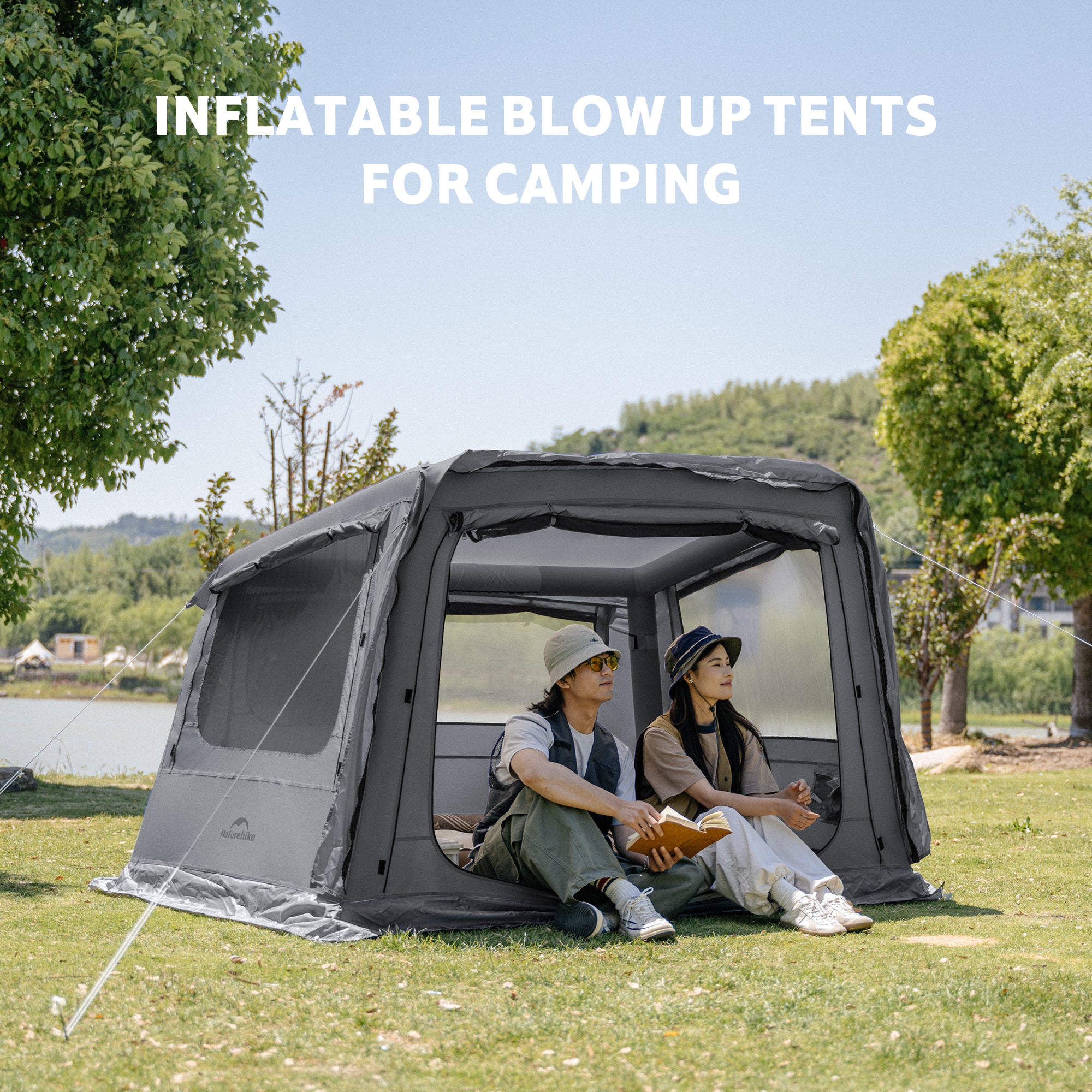 Naturehike Gen FL Air tente gonflable 6.0 Rock Ash