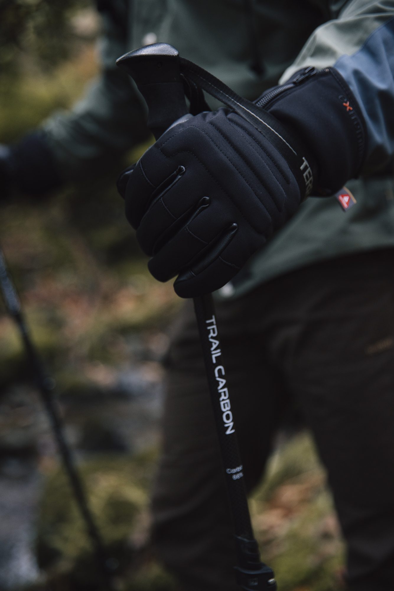 Terra Nova Trail bâton randonnée carbone 192g EVA