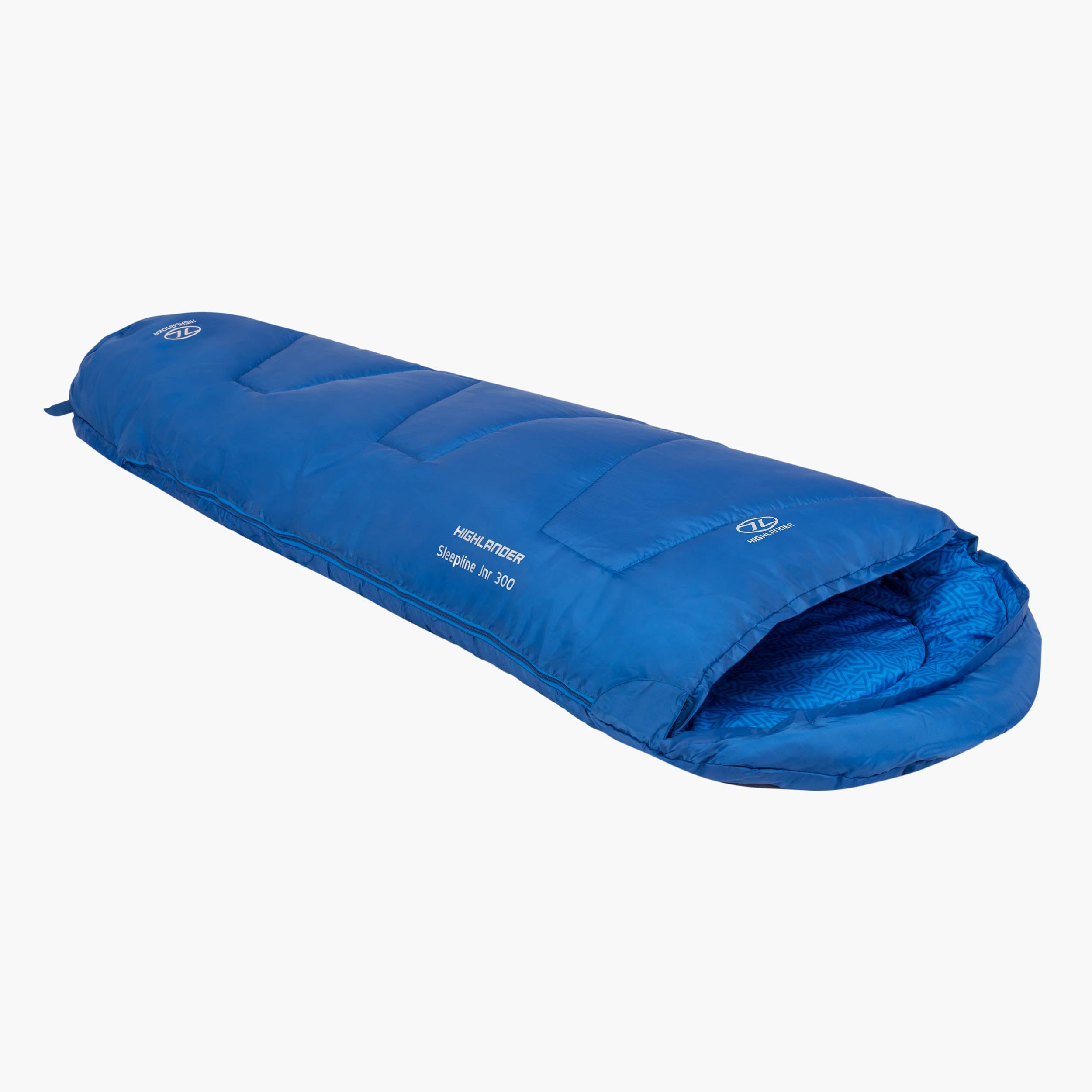 Highlander Sleepline 300 sac de couchage enfant momie bleu