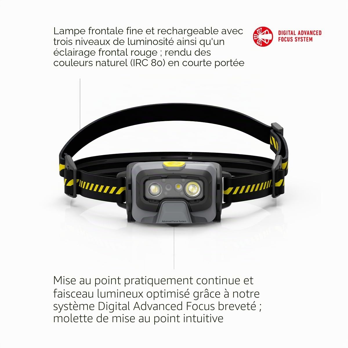Ledlenser HF6R Work lampe frontale 800 lm IP68 casque