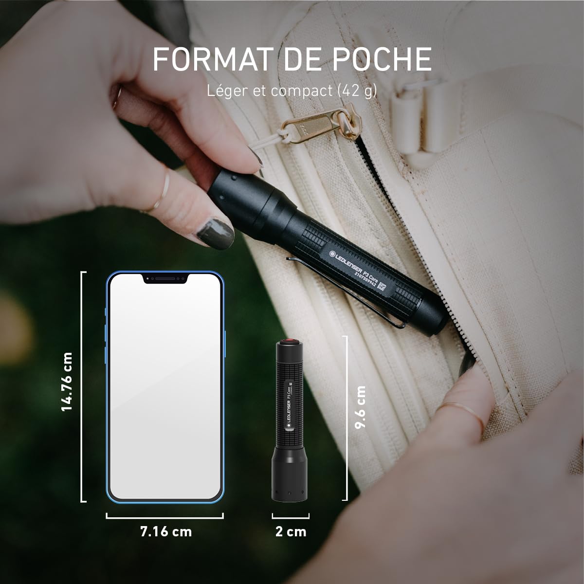 Ledlenser P3 Core mini lampe torche LED 90 lm 110 m AAA