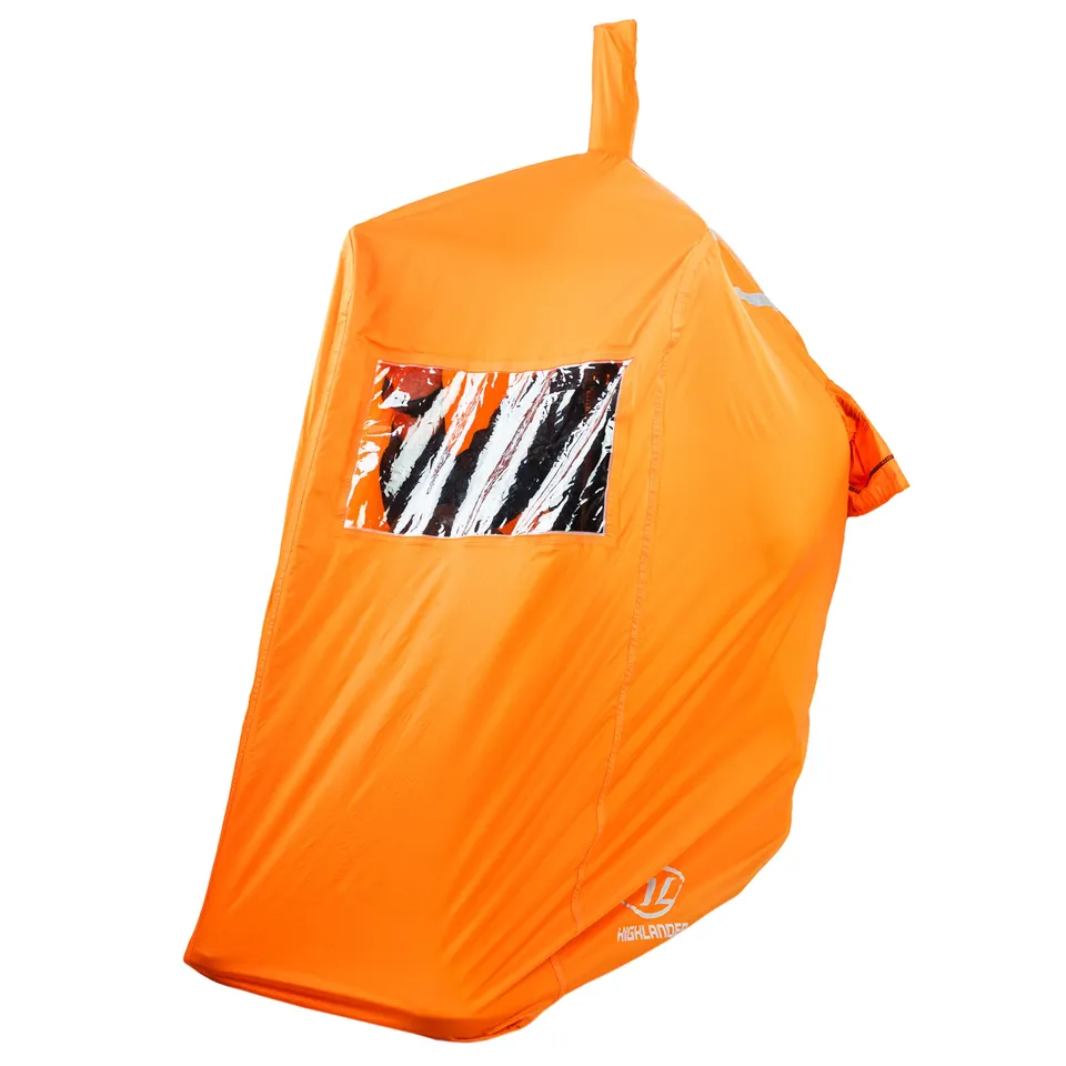 Highlander Storm Vault abri survie 1 personne orange