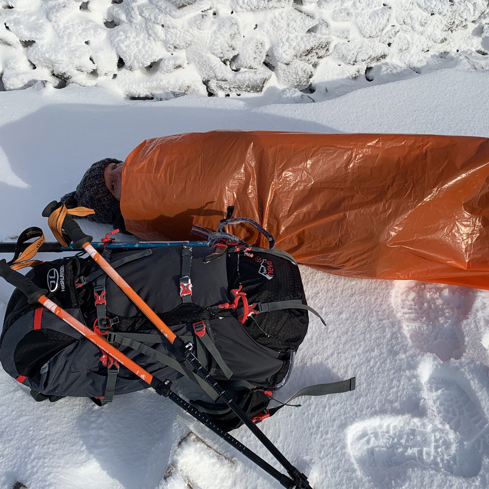 Highlander Survival sac de survie Orange urgence