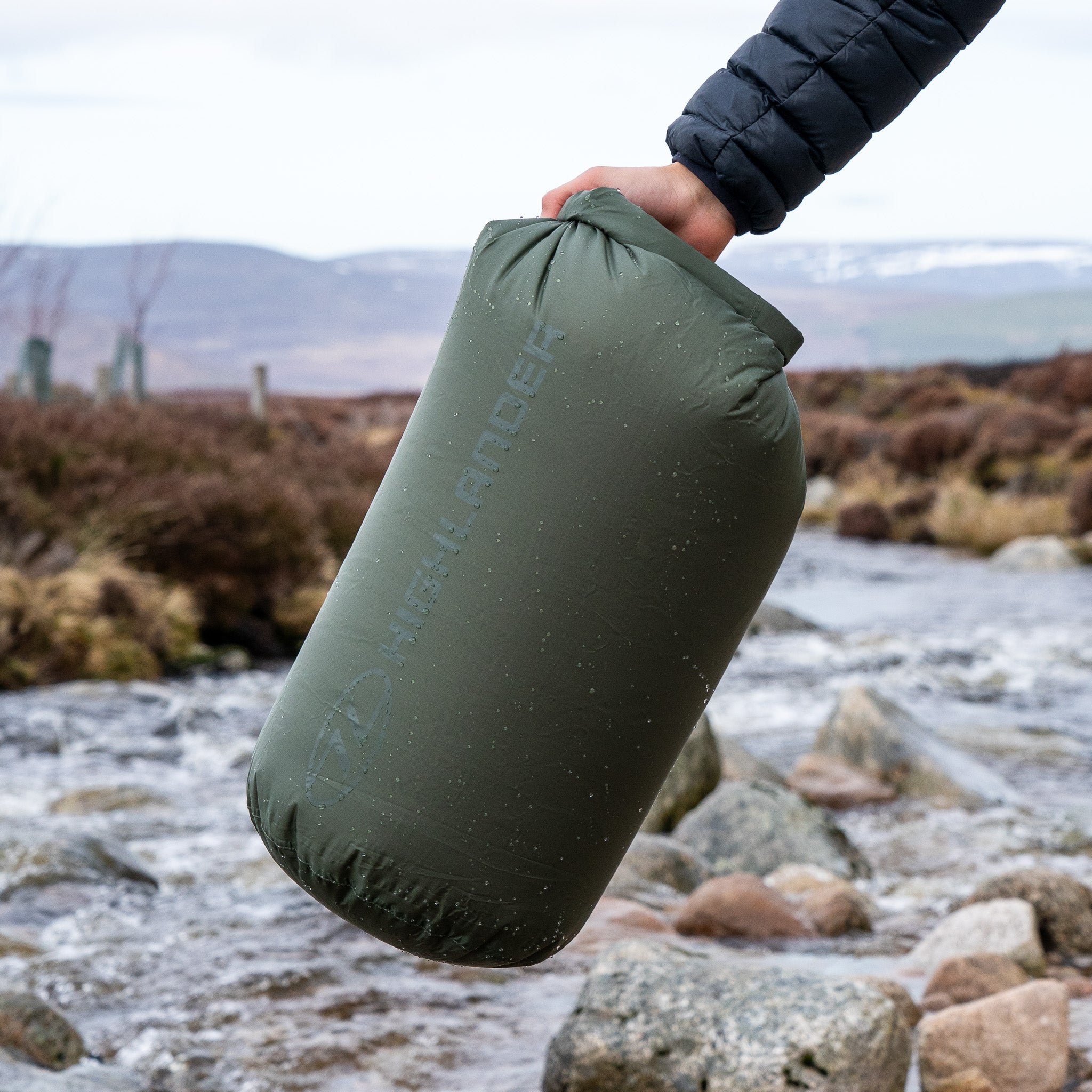Highlander X-Lite V2 sac étanche 13L vert imperméable