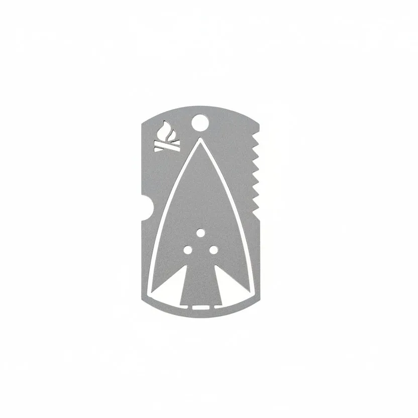 Bushcraft Essentials BE Survival Dog Tag outil survie