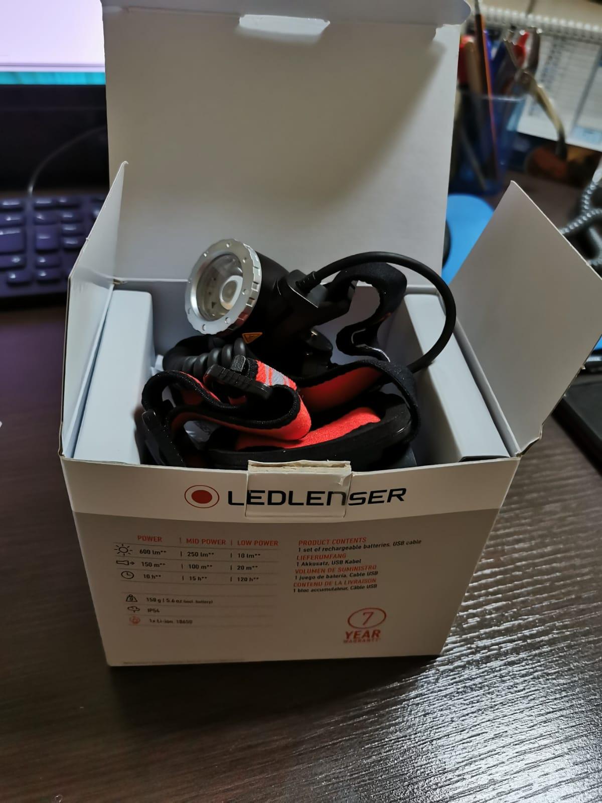 Ledlenser H-Series H8R lampe frontale 600 lm rechargeable