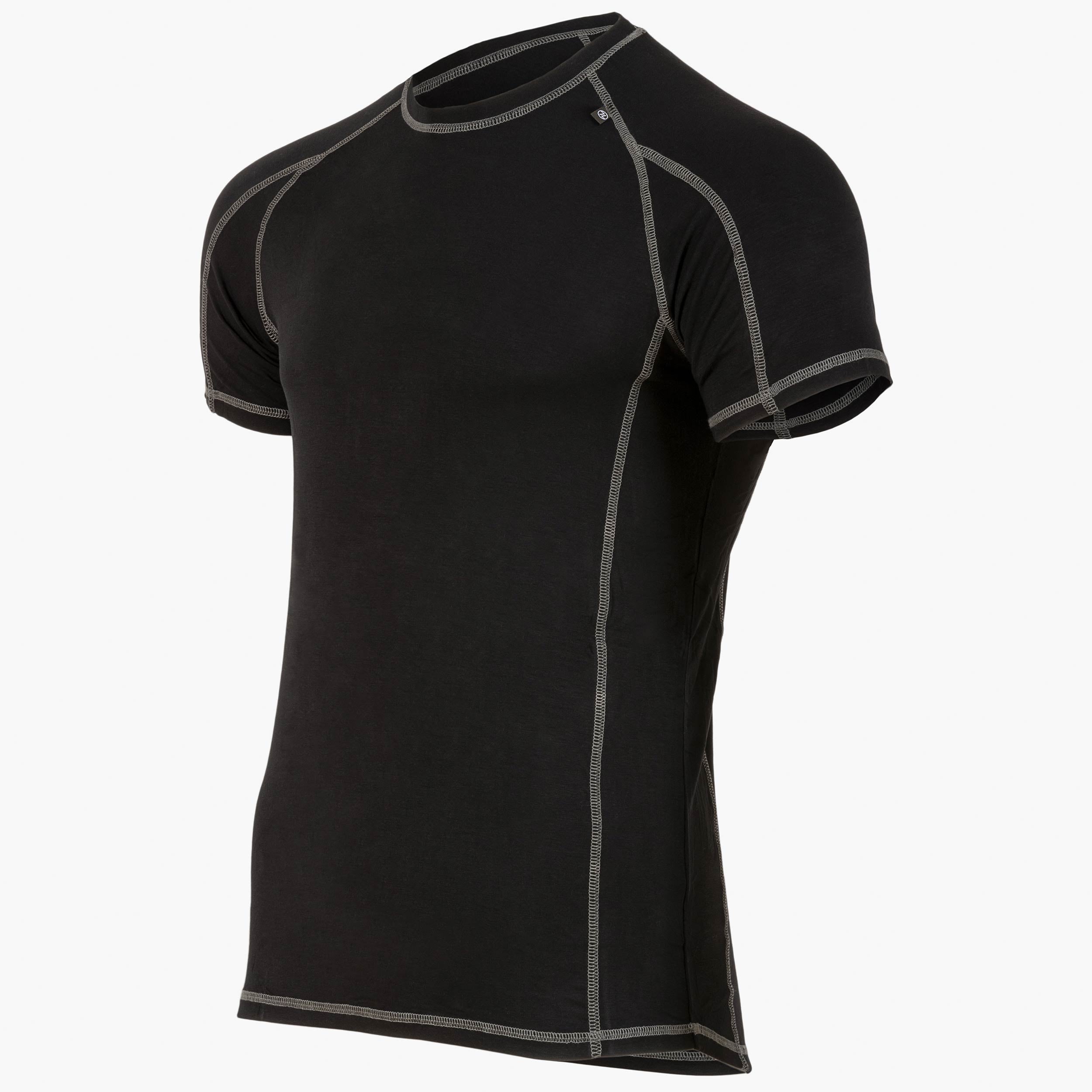 Highlander Bamboo t-shirt homme noir base layer taille L