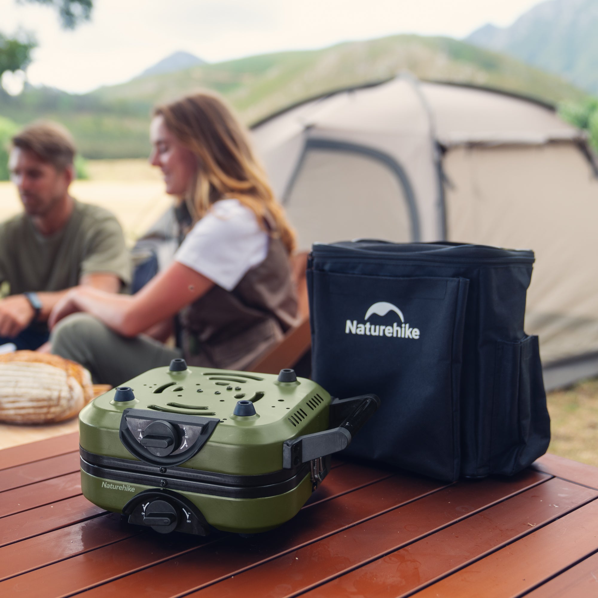 Naturehike Phantom réchaud camping 2 brûleurs isobutane plaque