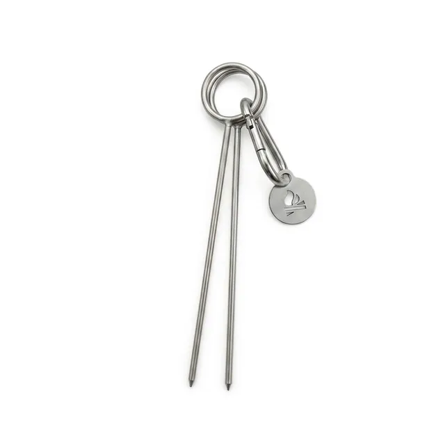 Bushcraft Essentials Accessories Bushbox Multi-Spikes piques inox long x2