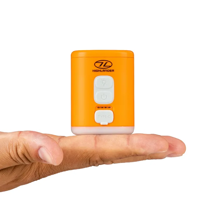 Highlander Wee Banshee V2 pompe air + lampe USB orange