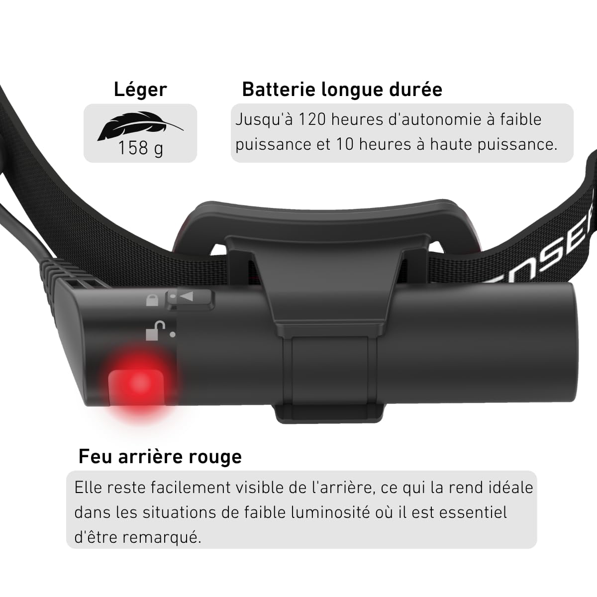 Ledlenser MH10 lampe frontale 600 lm 150 m