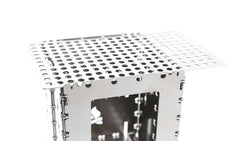Bushcraft Essentials Bushbox XL plaque grill inox