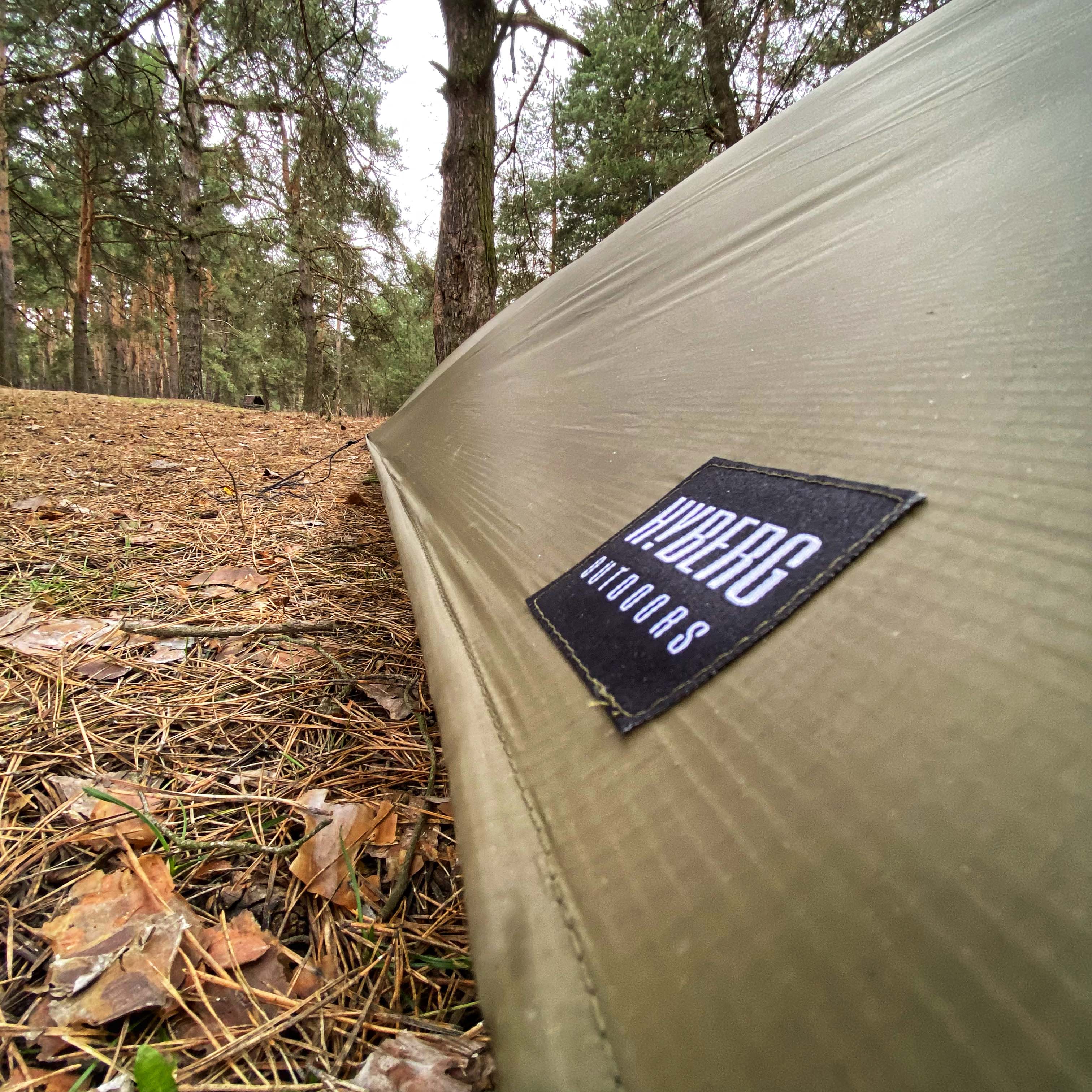 Hyberg Zolo Max tarp 2 personnes olive 340g