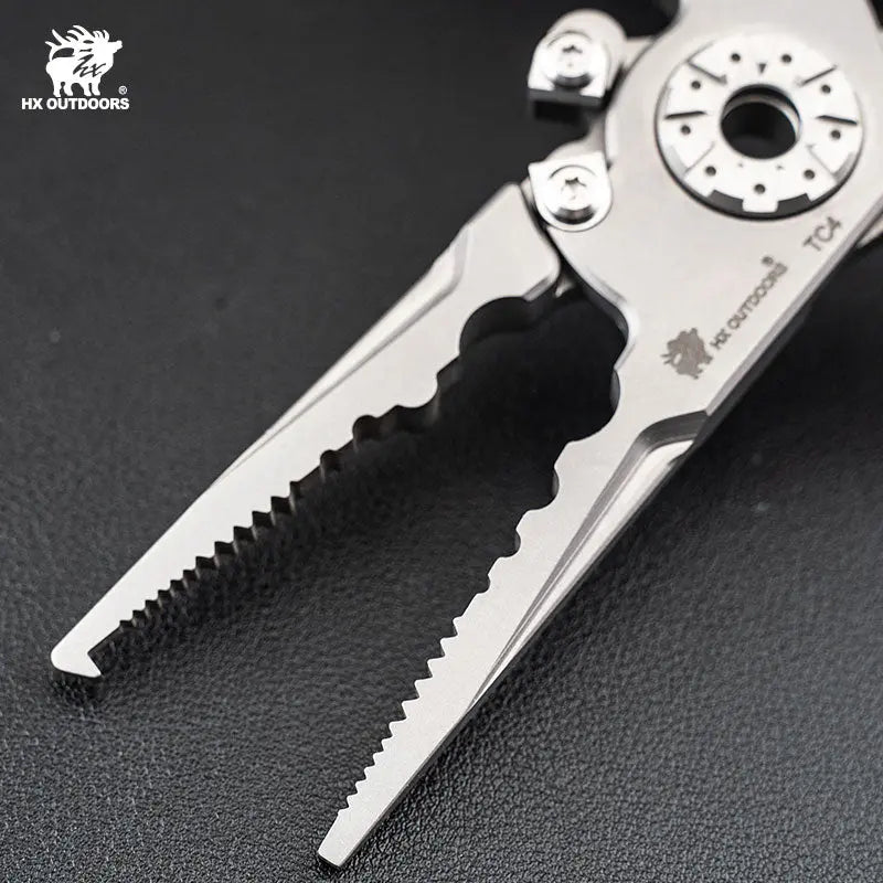 HX Riverlure GQ-23A pince pêche titane 193 mm argent