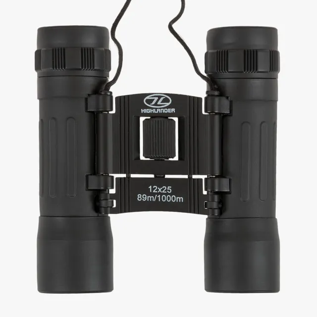 Highlander Pocket Birdwatcher Jumelles 12x25 175 g noires