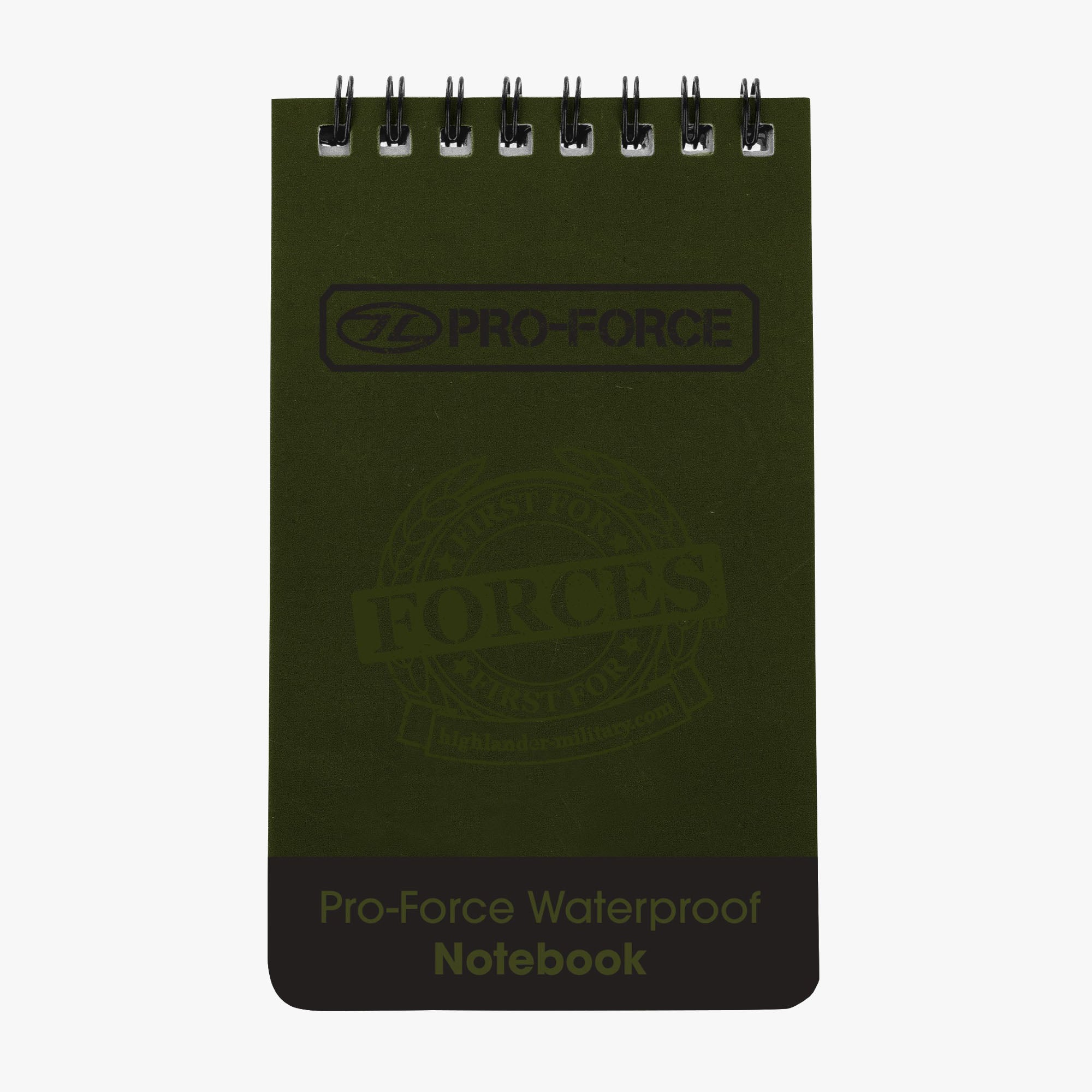 Highlander carnet étanche 13x8 cm papier waterproof olive