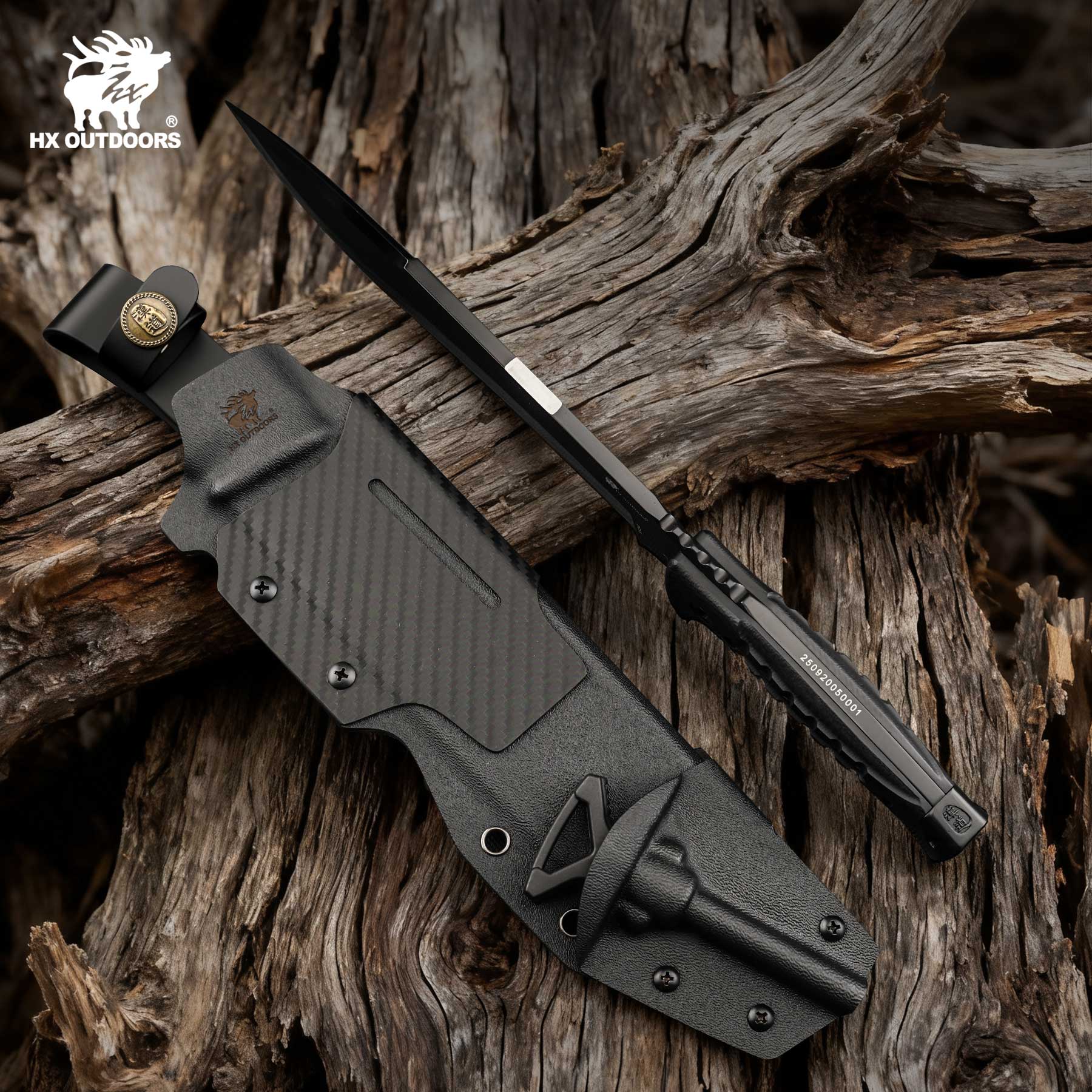 HX Rock Apex Plus D-347 chopper 205 mm manche G10 DC53