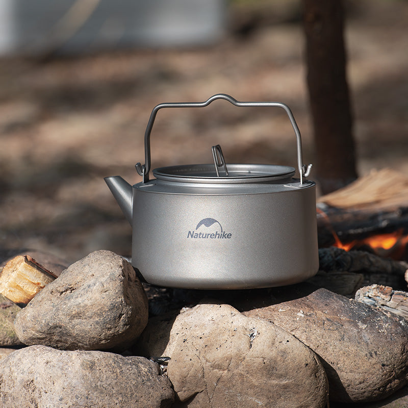 Naturehike Lotte bouilloire camping titane 0,8 L noire