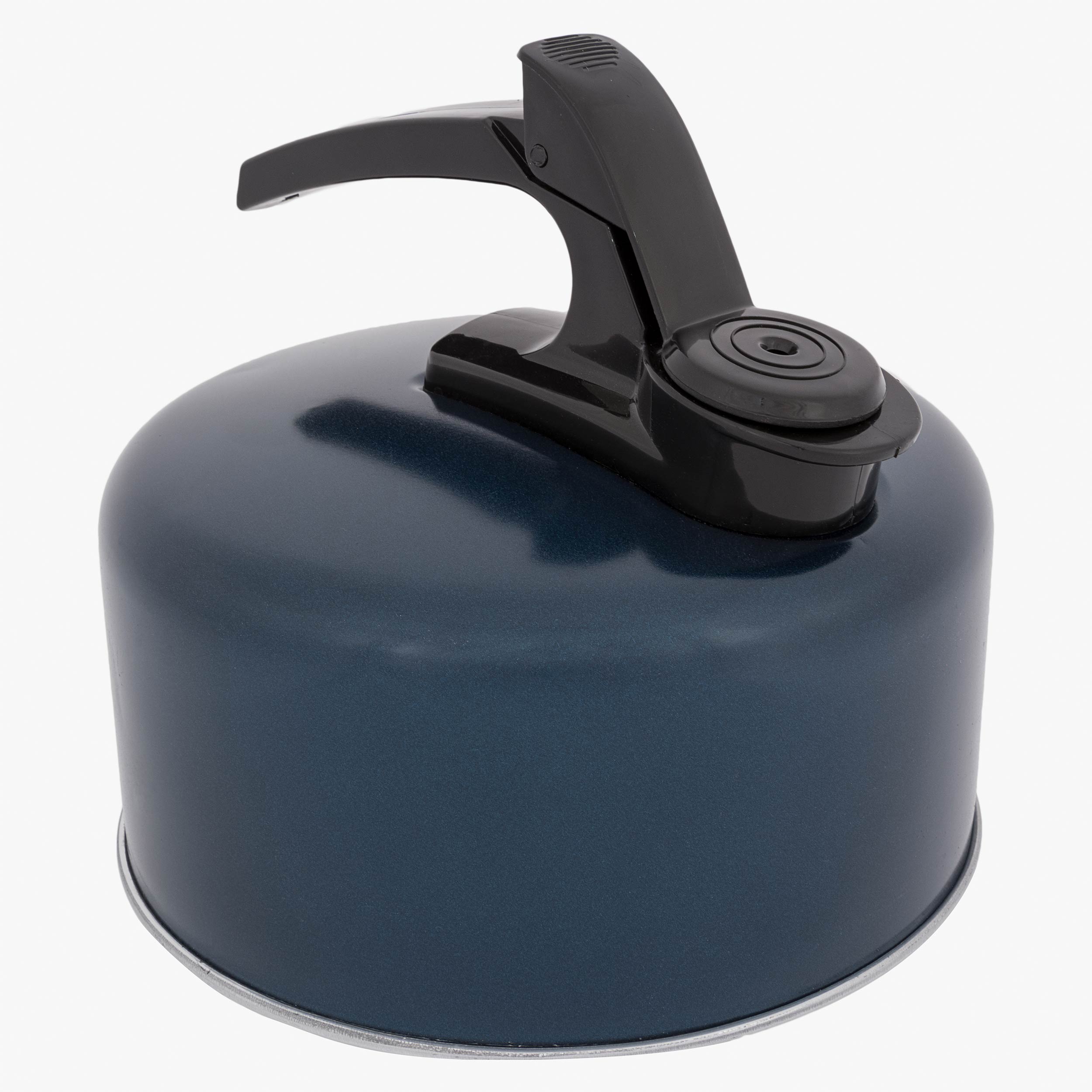 Highlander Cooking Bouilloire camping sifflante 2L bleu marine