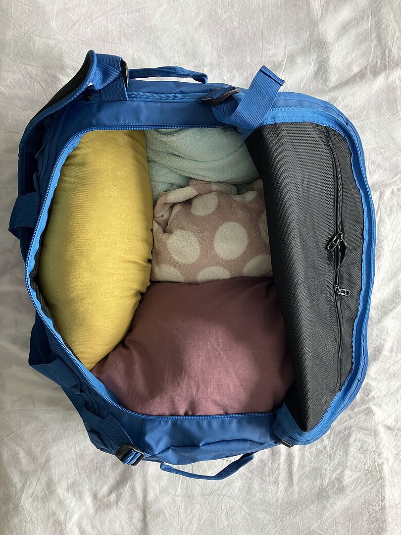 Highlander Storm Kitbag sac polochon bleu 65L