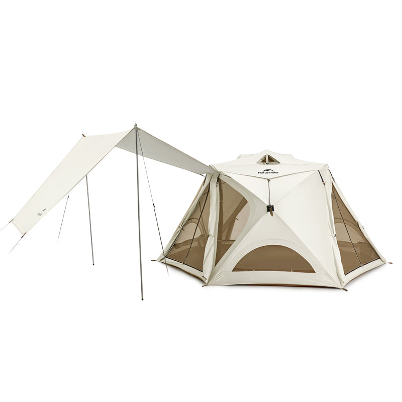 Naturehike Cubby tente instantanée 3 personnes beige UPF50+